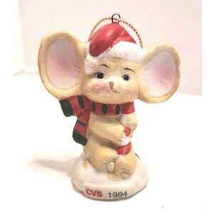 CVS Vintage 1994 Traditions Mouse Ornament Christmas Ornament Holiday Xmas